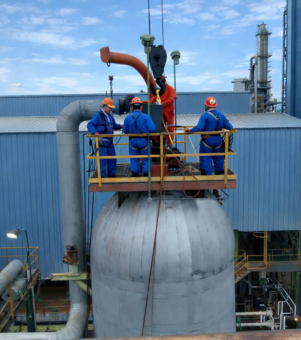 Servicio profesional Mantenimiento reactores